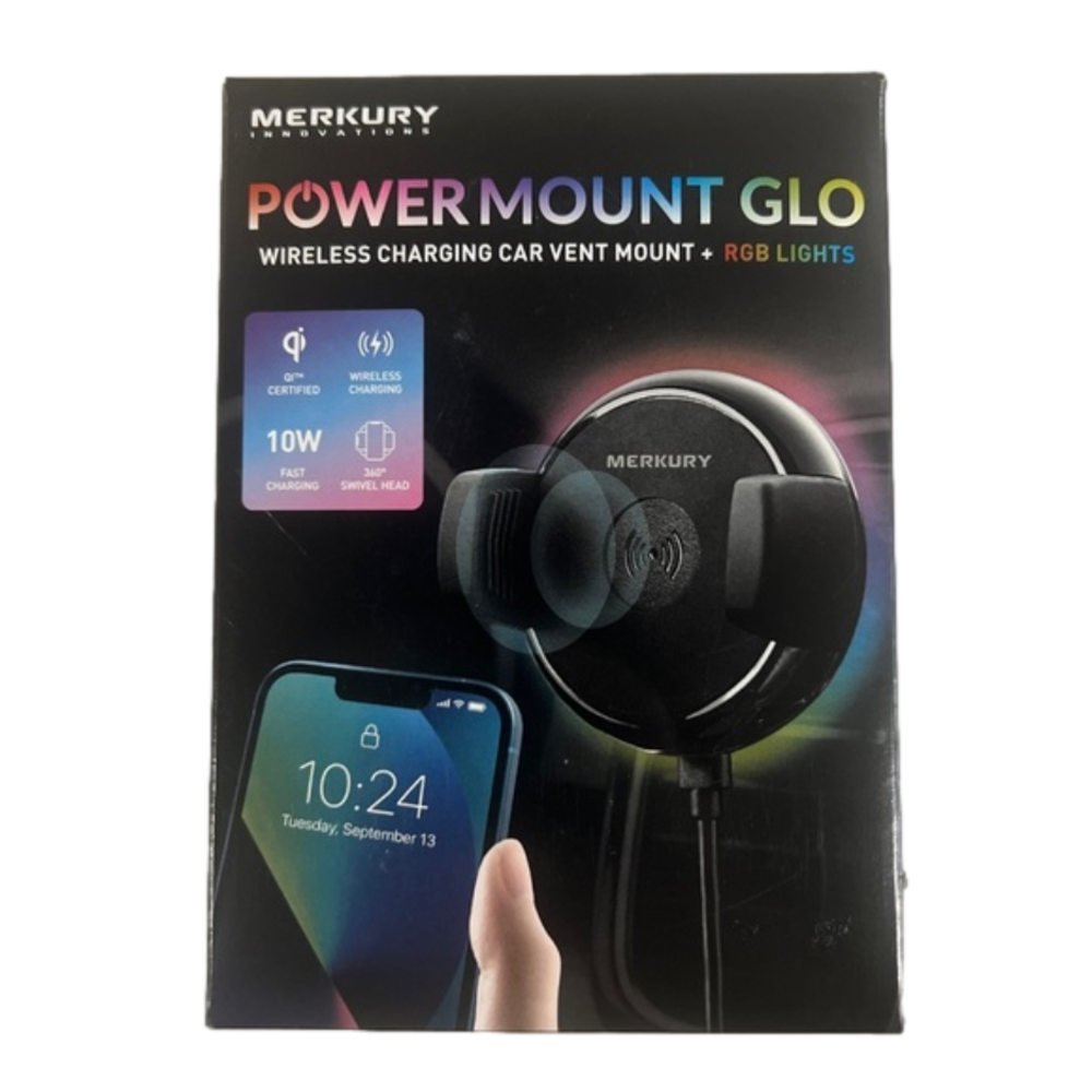 Brand new in box Merkury Power Mount wireless charger